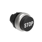 LOVATO ELECTRIC - PULSANTE SPORGENTE STOP NERO