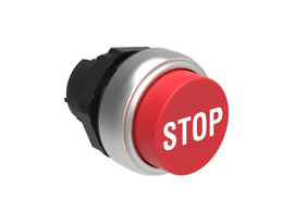 LOVATO ELECTRIC - PULSANTE SPORGENTE STOP ROSSO