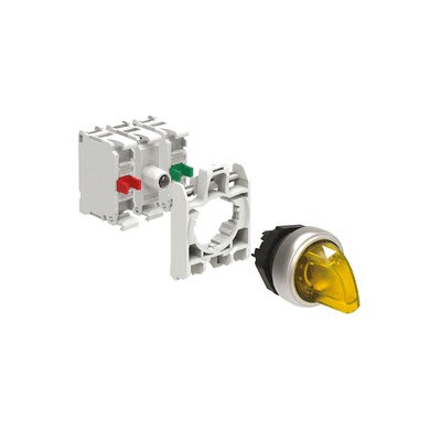 LOVATO ELECTRIC - KIT PL.SEL.LUM.GIAL. 3POS.STAB.NO+NC 24V