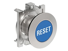 LOVATO ELECTRIC - PULSANTE A FILO MET.RASATO RESET BLU
