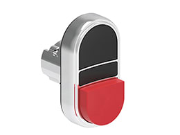 LOVATO ELECTRIC - PULS.MET.DOPPIO RAS/SPORG.NERO/ROSSO