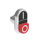 LOVATO ELECTRIC - PULS.MET.DOPPIO RAS/SPORG.NERO/ROSSO I-O