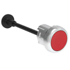 LOVATO ELECTRIC - PULSANTE MET. RIARMO RASATO ROSSO