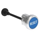 LOVATO ELECTRIC - PULSANTE MET. RIARMO RASATO BLU