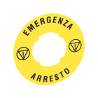 LOVATO ELECTRIC - DISCO PLAST. 60MM EMERGENZA-ARRESTO