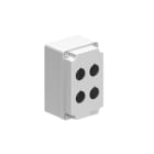 LOVATO ELECTRIC - PULSANTIERA METALLICA GRIGIA 2X2 FORI