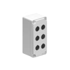 LOVATO ELECTRIC - PULSANTIERA METALLICA GRIGIA 2X3 FORI