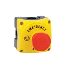 LOVATO ELECTRIC - PULS. GIA.+40MM PUSH/PULL+1NC+EMERGE STP