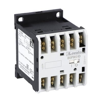 LOVATO ELECTRIC - CONTATTORE AUX 3NO+1NC ATT. FASTON