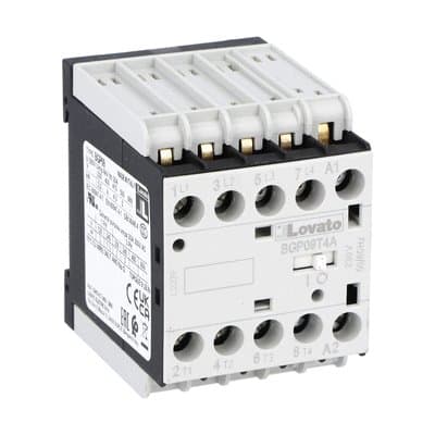 LOVATO ELECTRIC - CONTATTORE 4P NO 20A AC1 ATT. PIN RETRO