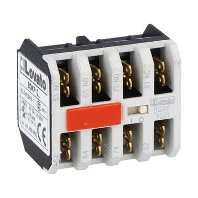 LOVATO ELECTRIC - CONTATTI AUX 3NO+1NC ATTACCHI FASTON