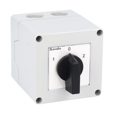 LOVATO ELECTRIC - INVERTITORE 3F 16A CASS. PLASTICA 75X75