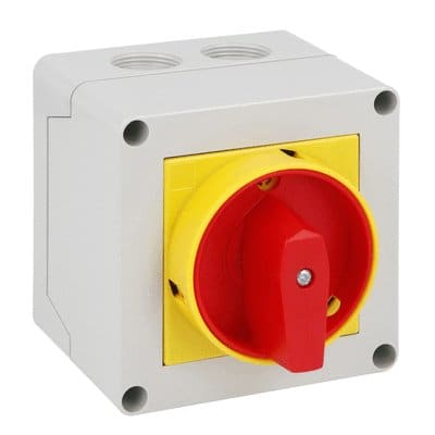 LOVATO ELECTRIC - INT. 3P 25A CASS. PLAST. 90X90 MAN. G/R
