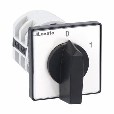 LOVATO ELECTRIC - INT. 3P 25A MONT. FRONT. MAN. NERA 48X48