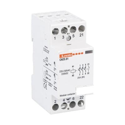 LOVATO ELECTRIC - CONTATTORE MOD.2M 25A AC1 3P+NC 220/230V