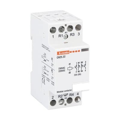 LOVATO ELECTRIC - CONTATTORE MOD. 2M 25A AC1 4P 220/230V