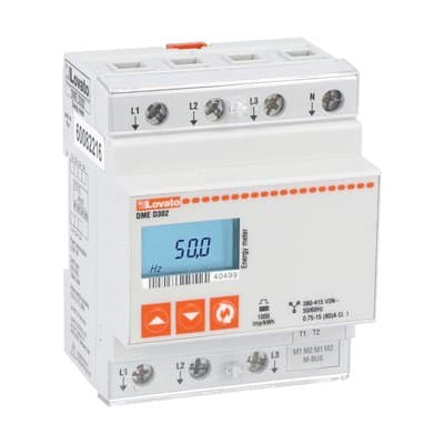 LOVATO ELECTRIC - CONTATORE ENERGIA TRIFASE 80A, 4U, MBUS