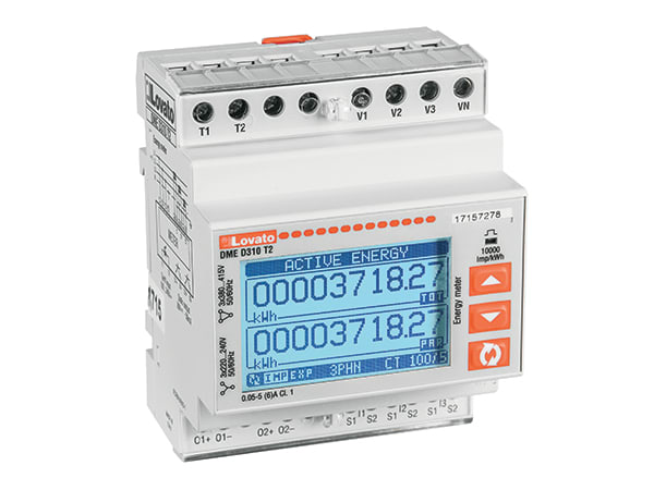 LOVATO ELECTRIC - CONTATORE ENERGIA DIG.5A TRIF.2OUT PR.