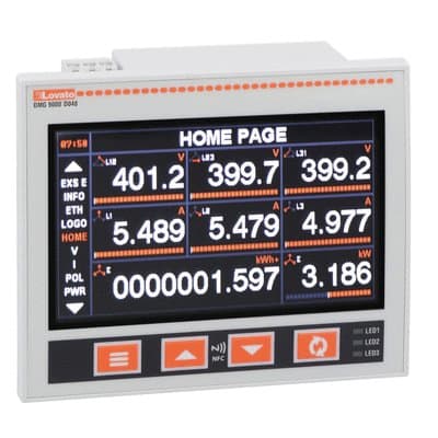 LOVATO ELECTRIC - MULT. PANN. GLCD, RS485 + ETH 48VDC