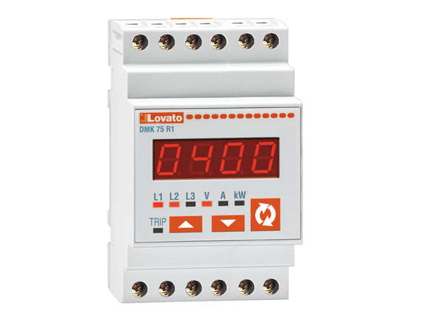 LOVATO ELECTRIC - VOLTM.AMPER.WATT.DIG.3F 220-24 0VAC+RELE