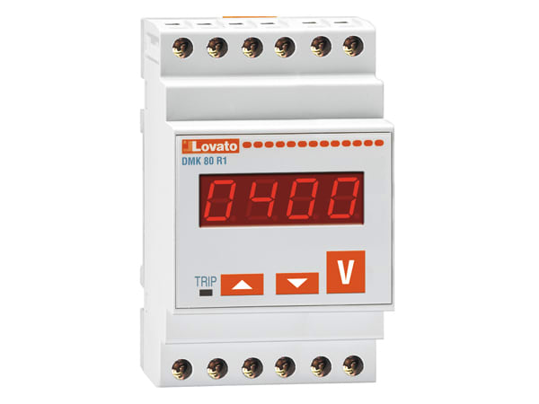 LOVATO ELECTRIC - VOLTM.DIG.1F 220-240VAC+RELE PROGR.