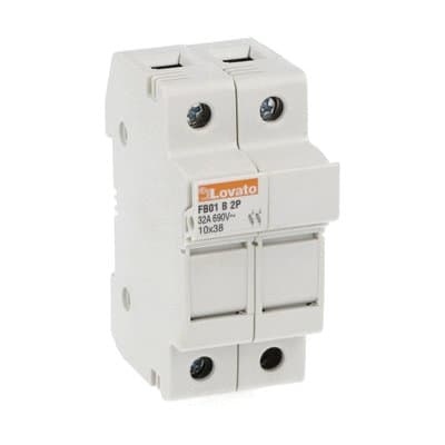 LOVATO ELECTRIC - PORTAFUSIBILI SEZIONABILI 2P 10X38 NO UR