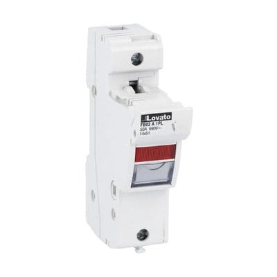 LOVATO ELECTRIC - PORTAFUSIBILI SEZION. 1P 14X51 CON IND.