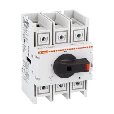 LOVATO ELECTRIC - SEZIONATORE 3P COMANDO DIR. AC21A 100A