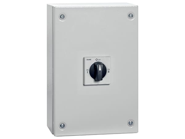 LOVATO ELECTRIC - COMMUT 3P 125A-CASS MET-MANIGL NERA