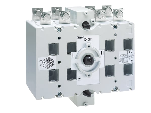 LOVATO ELECTRIC - SEZIONATORE COMMUTATORE 4P AC21A 200A