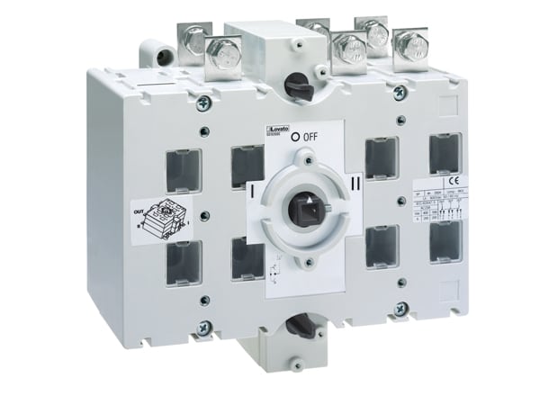 LOVATO ELECTRIC - SEZIONATORE COMMUTATORE 3P AC21A 315
