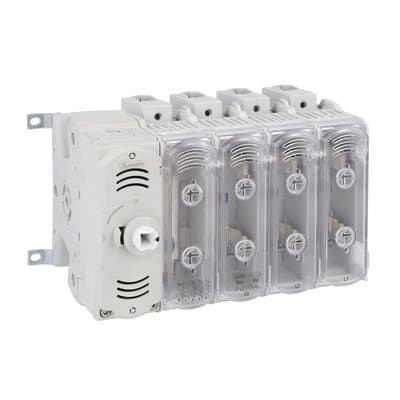 LOVATO ELECTRIC - SEZIONATORE 4P CON PORTAFUS. NFC 100A