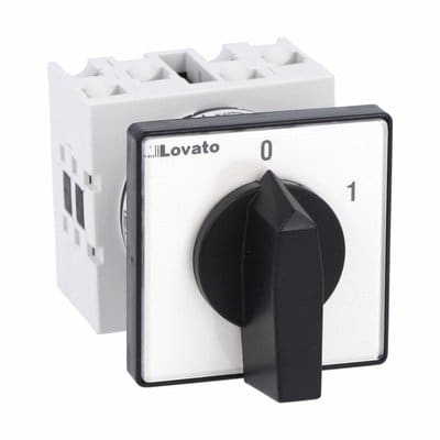 LOVATO ELECTRIC - INT. 3P 20A MONT. FRONT. MAN. NERA 48X48
