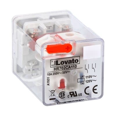 LOVATO ELECTRIC - RELE' INDUST. OCTAL 2SC 10A 110VAC+LED