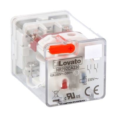 LOVATO ELECTRIC - RELE' INDUST. OCTAL 2SC 10A 230VAC+LED
