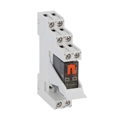 LOVATO ELECTRIC - RELE' 2SC 8A 24VAC,LED + ZOCCOLO