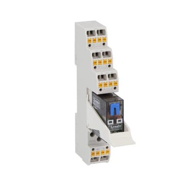 LOVATO ELECTRIC - RELE' SLIM 2SC 8A 24VDC,LED+ZOCC.