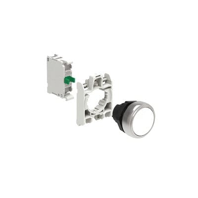 LOVATO ELECTRIC - KIT PLAST.PULS. RASATO BIANCO 1NO