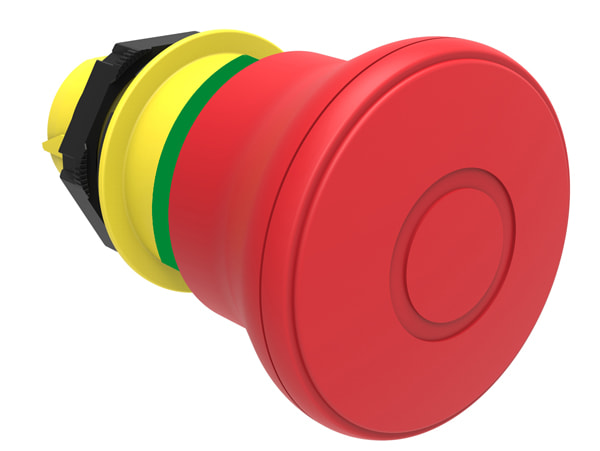 LOVATO ELECTRIC - PULS.FUNGO 40MM ROSSO PUSH/PULL ISO13850