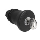 LOVATO ELECTRIC - PULSANTE FUNGO 40MM NERO SG.CHIAVE