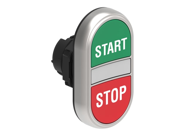 LOVATO ELECTRIC - PULS.DOPPI RASATI V/R+IND.LUM.START-STOP
