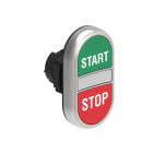 LOVATO ELECTRIC - PULS.DOPPI RASATI V/R+IND.LUM.START-STOP