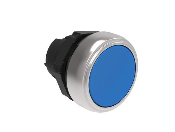 LOVATO ELECTRIC - PULSANTE PASSO-PASSO RASATO BLU