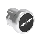 LOVATO ELECTRIC - PULSANTE MET. RASATO II NERO