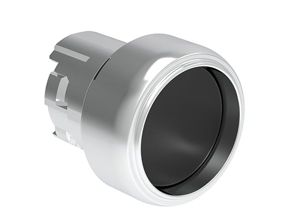 LOVATO ELECTRIC - PULSANTE MET. CON GUARDIA NERO