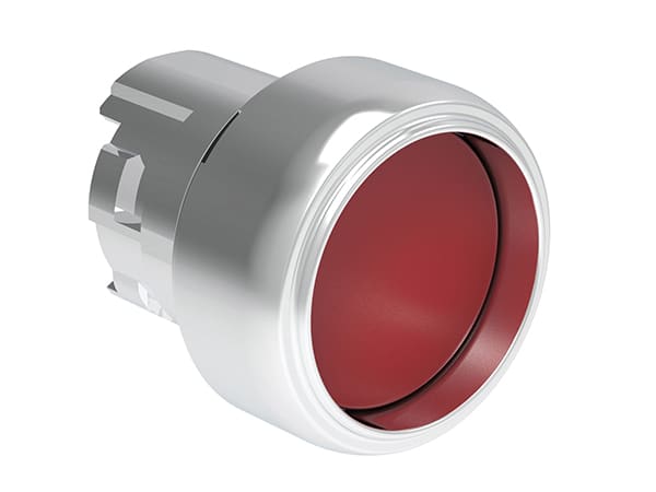 LOVATO ELECTRIC - PULSANTE MET. CON GUARDIA ROSSO