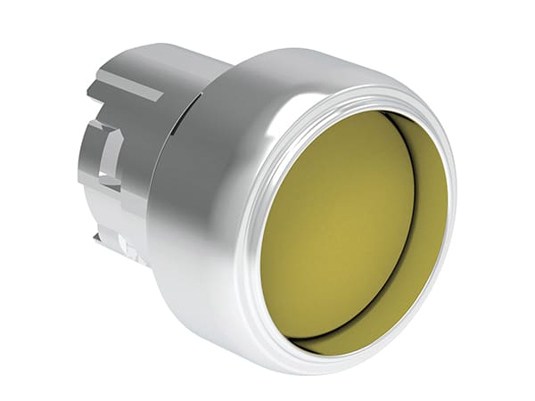 LOVATO ELECTRIC - PULSANTE MET. CON GUARDIA GIALLO