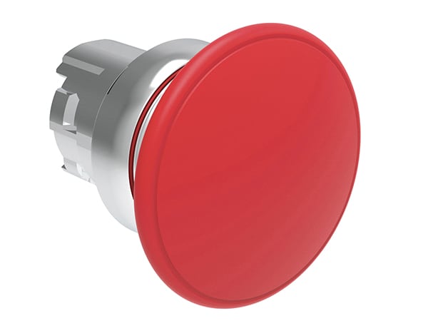 LOVATO ELECTRIC - PULSANTE MET. FUNGO 40MM ROSSO IMPULSO
