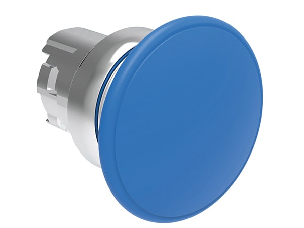 LOVATO ELECTRIC - PULSANTE MET. FUNGO 40MM BLU IMPULSO