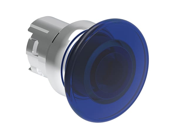 LOVATO ELECTRIC - PULS.LUM.MET.FUNGO 40MM BLU IMPULSO